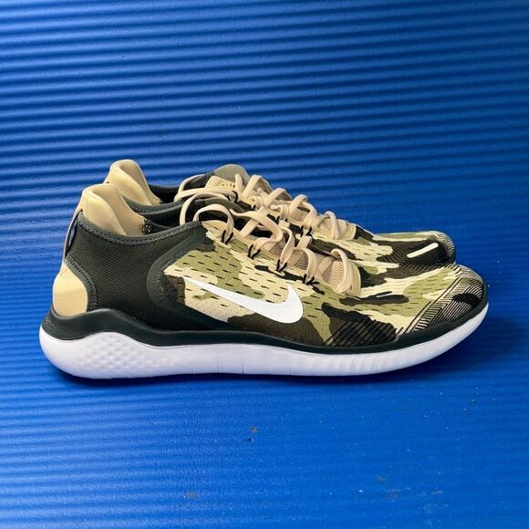 Nike Other - Size 11.5- Nike Men's Free RN 2018 GPX Camo Running Shoes Sequoia White NEW